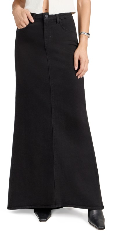 L'AGENCE Kailani Mermaid Skirt Saturated Black