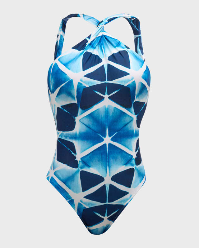 Twisted One-Piece Swimsuit