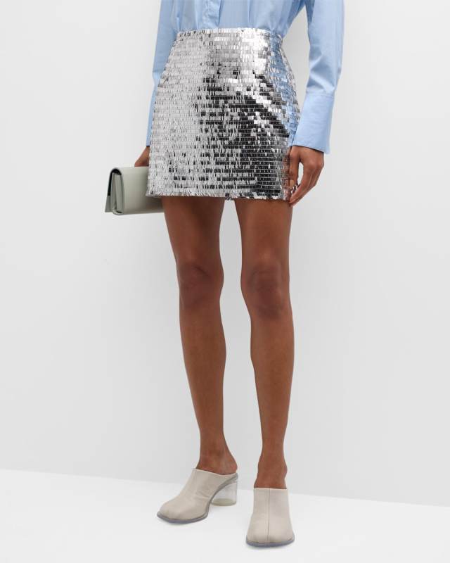 Dizzy Sequined Mini Skirt