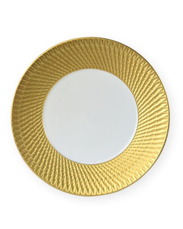 Twist Gold Service Plate, 11.5"