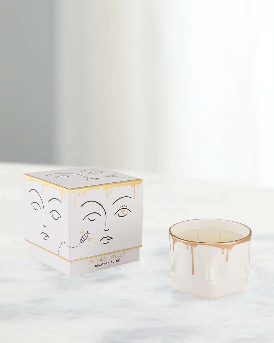 Muse Miel Double-Wick Candle, 13 oz.