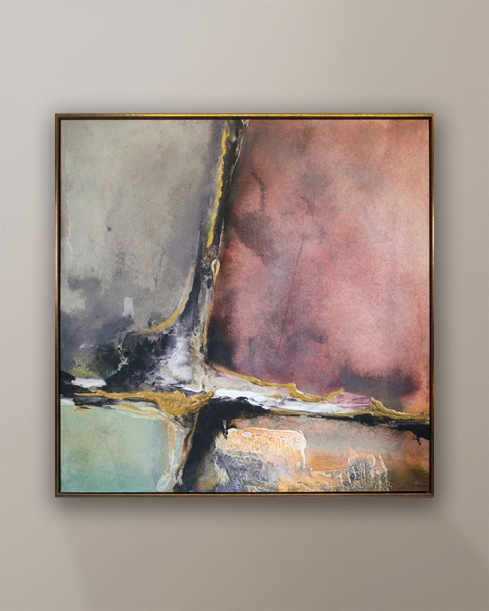 "Gilded Crevice 7" Giclee by Chris Paschke