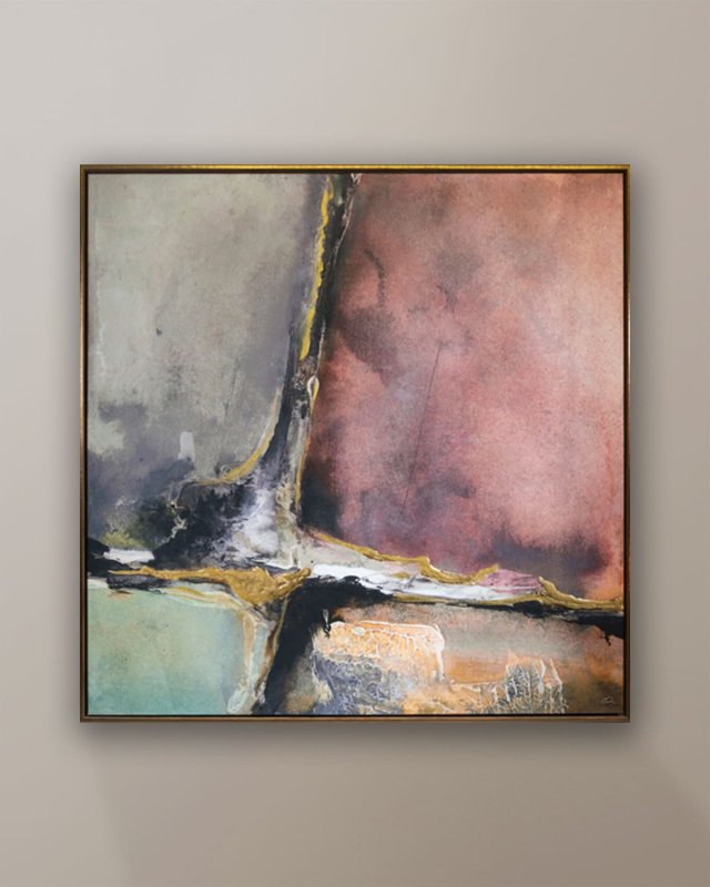 "Gilded Crevice 7" Giclee by Chris Paschke