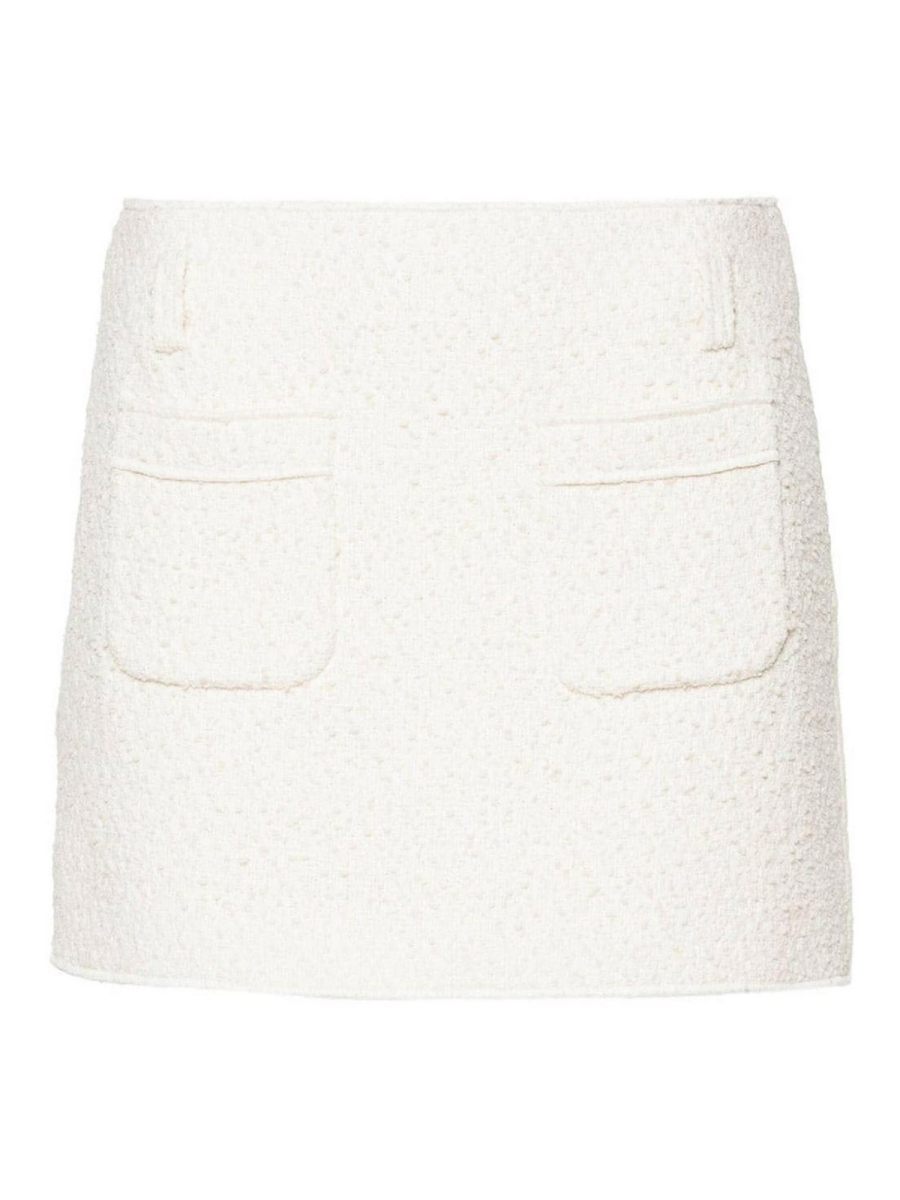 Philosophy di Lorenzo Serafini Jupe Midi - Blanc