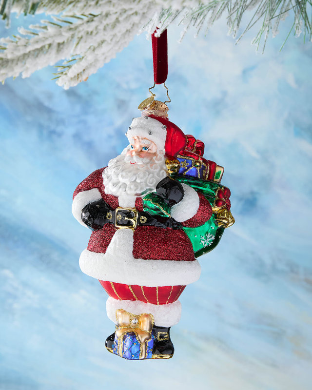 Starlit Holiday Delivery Christmas Ornament