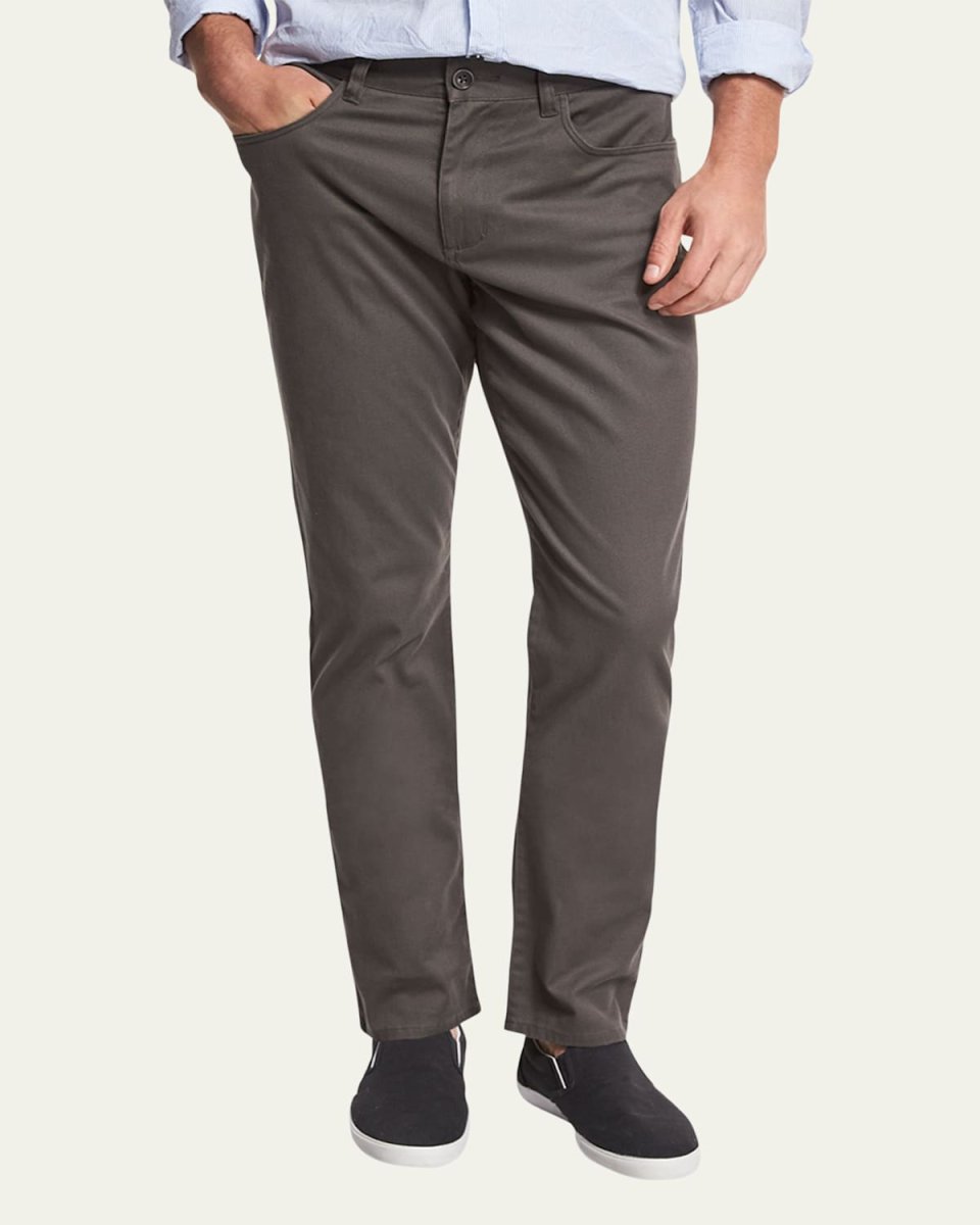 Soho Five-Pocket Stretch-Cotton Pants