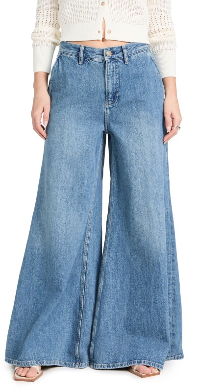 FRAME The Pixie Extra Wide Leg Jeans Seraphina