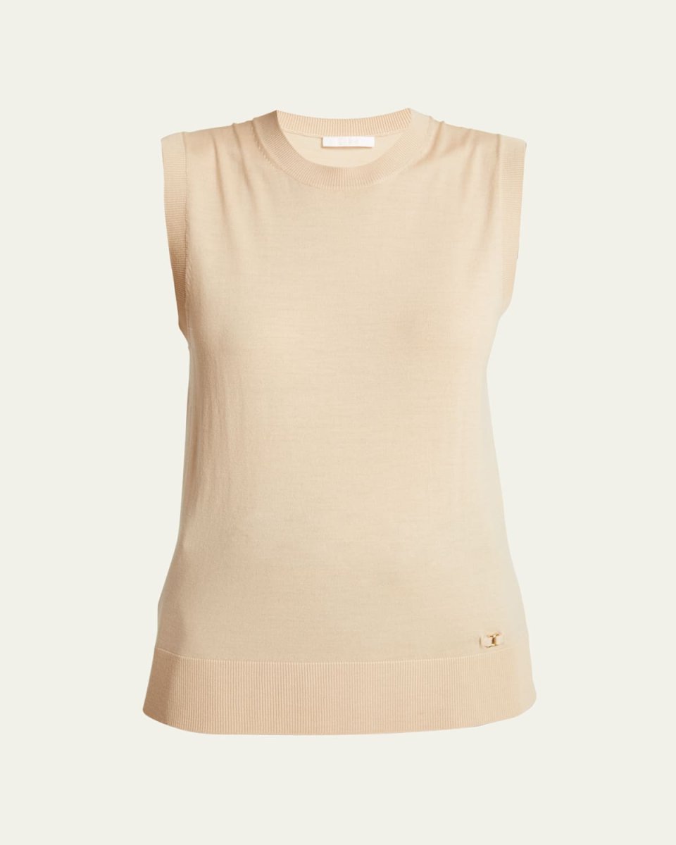 Wool Knit Tank Top