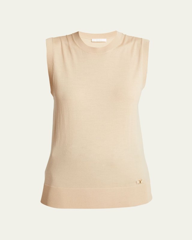 Wool Knit Tank Top