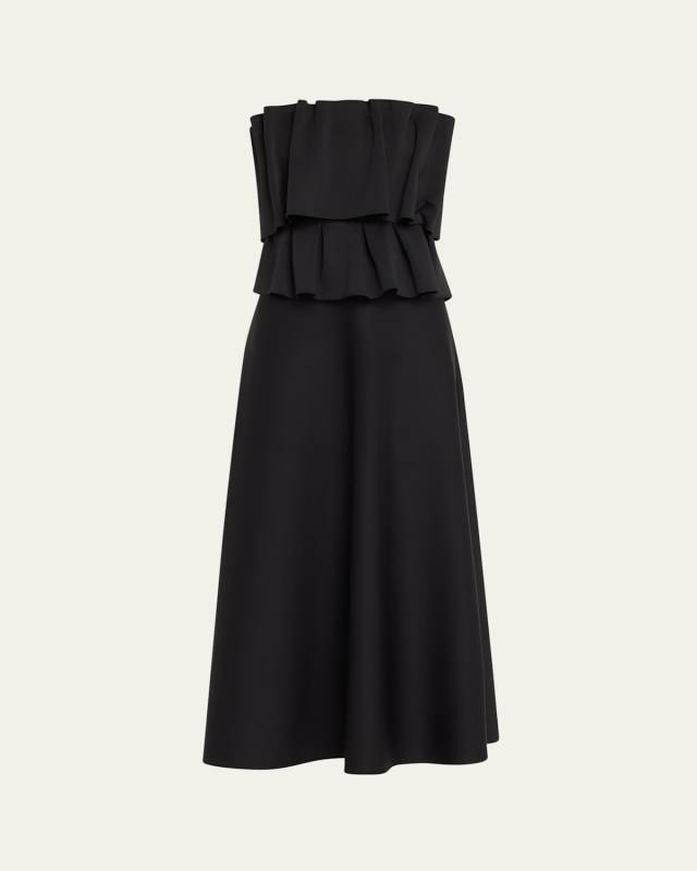 Sculpted Tube Midi Dress