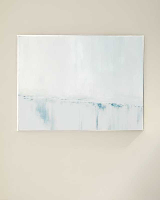 "The Divided" Giclee In Classic Sterling Float Frame, Hand-Embellished