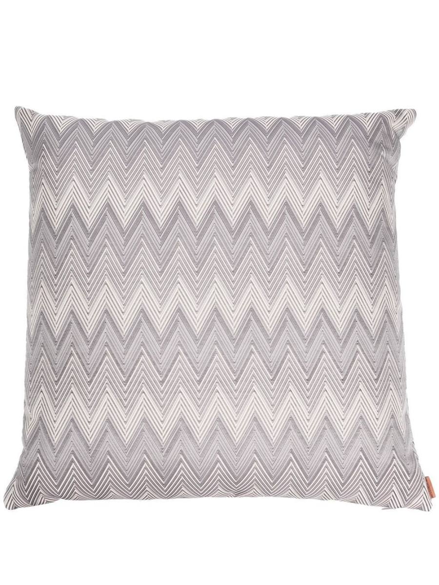 zig-zag print cushion