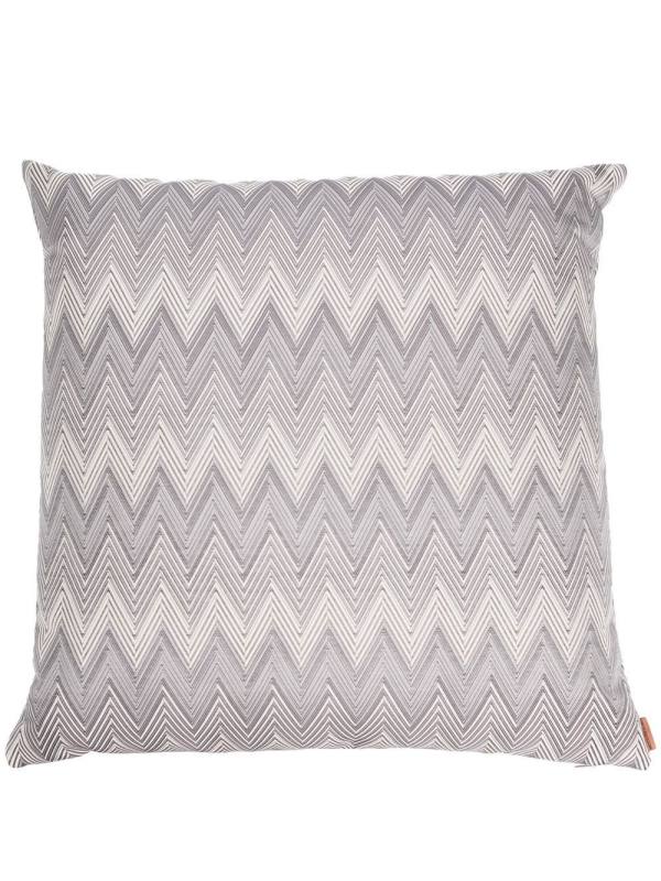 zig-zag print cushion