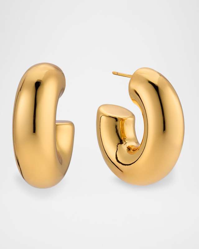 High Polish Chunky Hoop Earrings