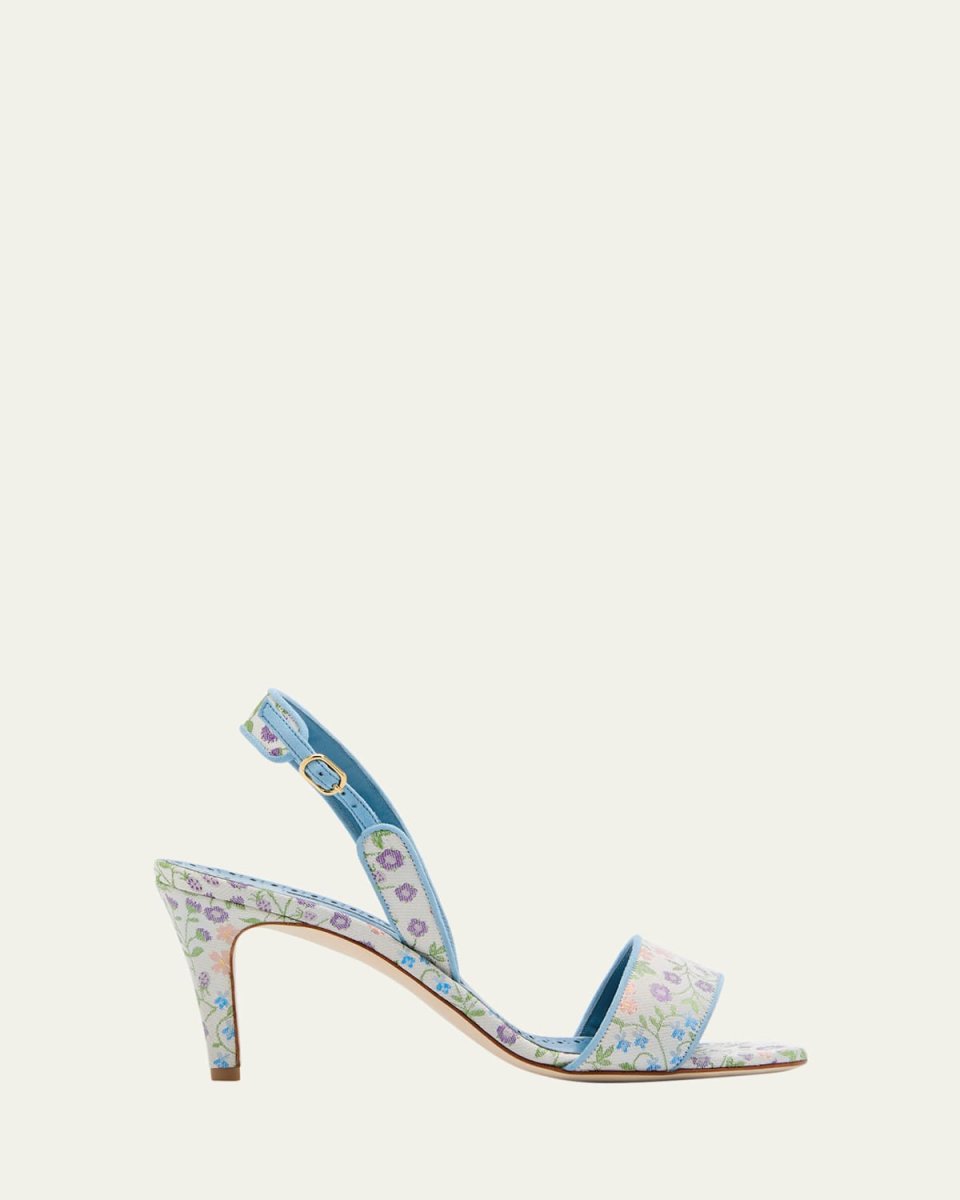 Escrupula Floral Halter Sandals
