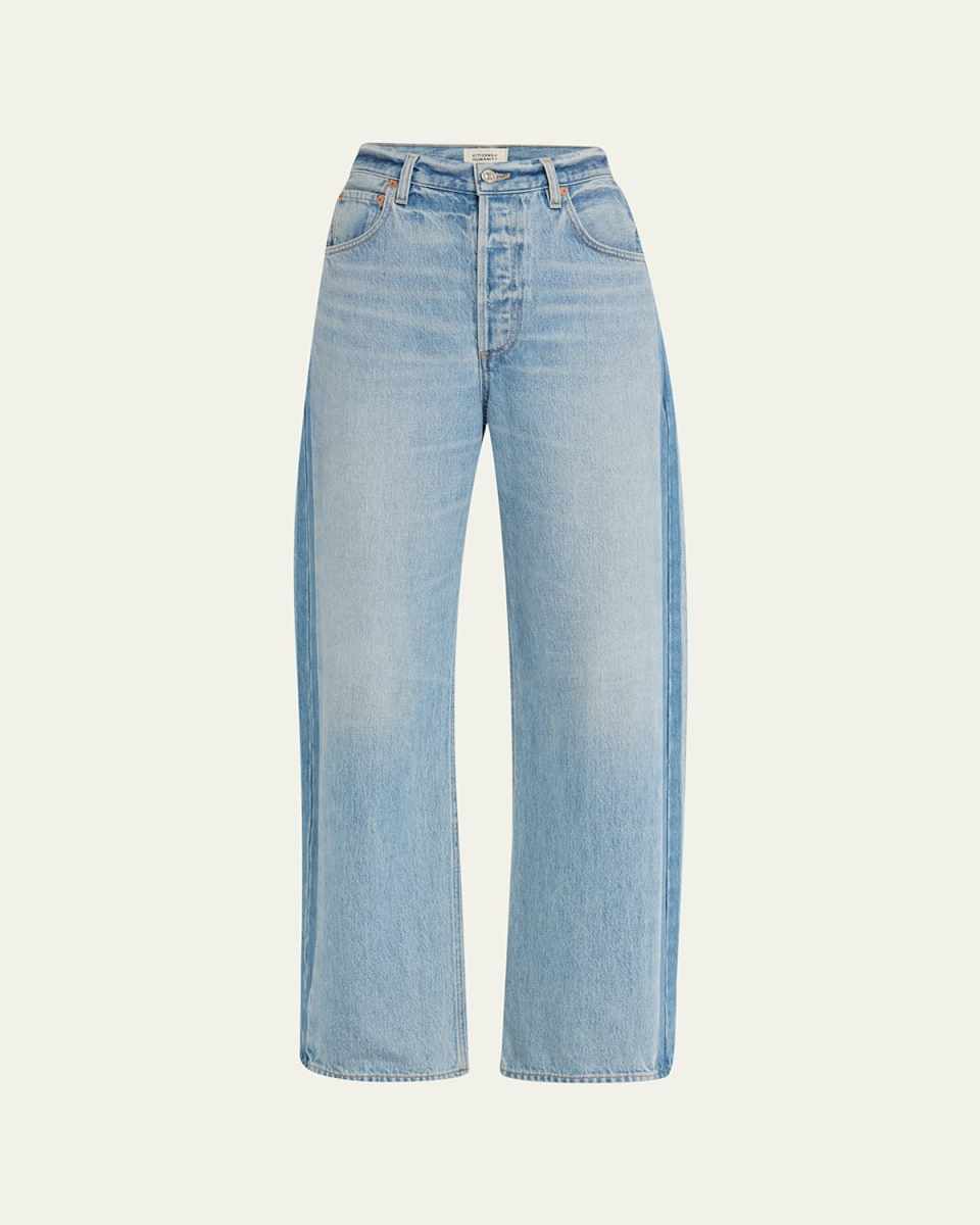 Ayla Baggy Tuxedo Stripe Jeans