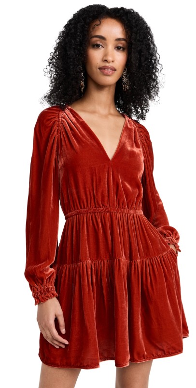 Ulla Johnson Audrey Dress Carnelian
