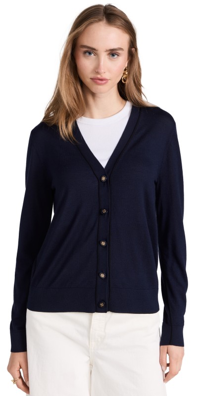Tory Burch Simone Cardigan Navy