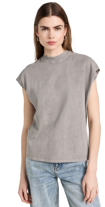 ASKK NY Boxy Tee Volcano Grey Volcano Grey