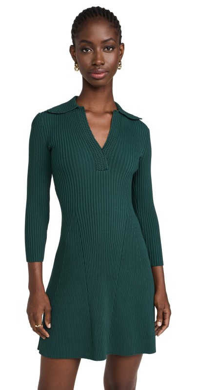 Shoshanna Robin Dress Forest