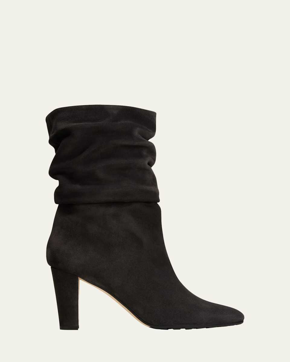 Calasso Suede Slouchy Mid Booties