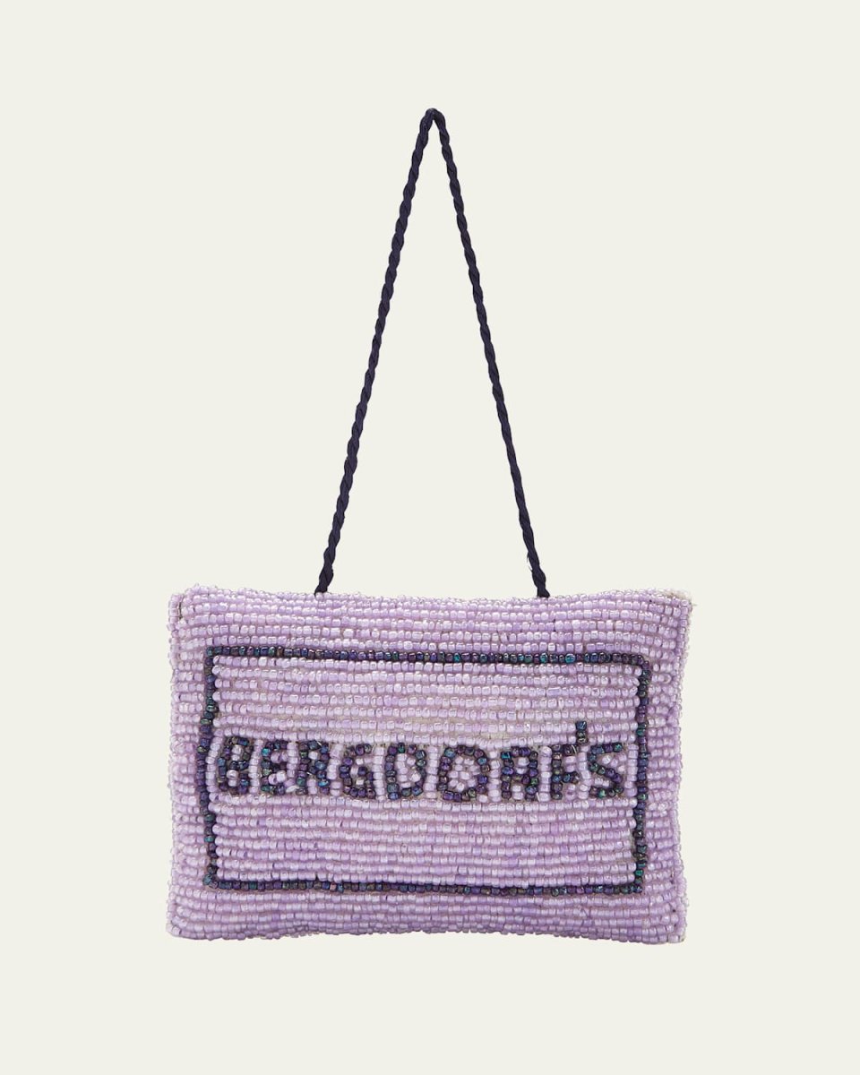 Bergdorf Shopping Bag Beaded Ornament