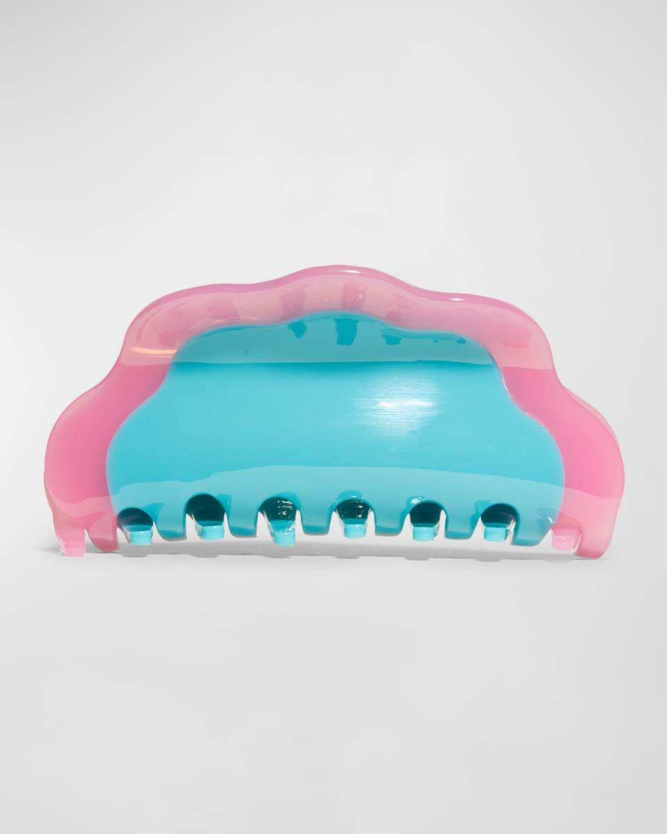 Cloud Two-Tone Claw Clip
