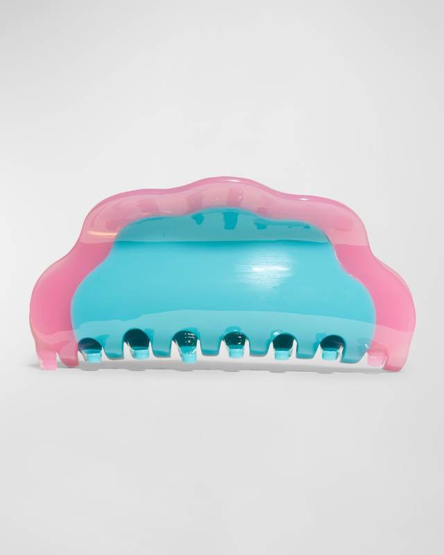 Cloud Two-Tone Claw Clip