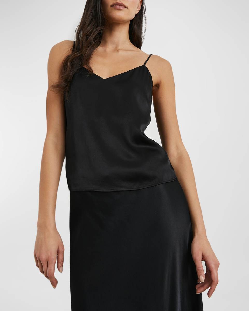 Paola Crepe Tank Top