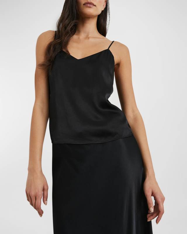 Paola Crepe Tank Top