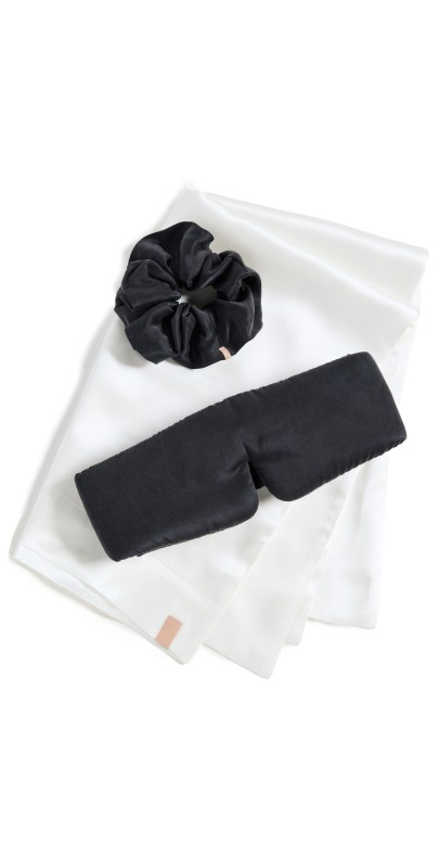 Lunya Sleep the Details 3 Piece Kit Immersed Black/Tranquil White