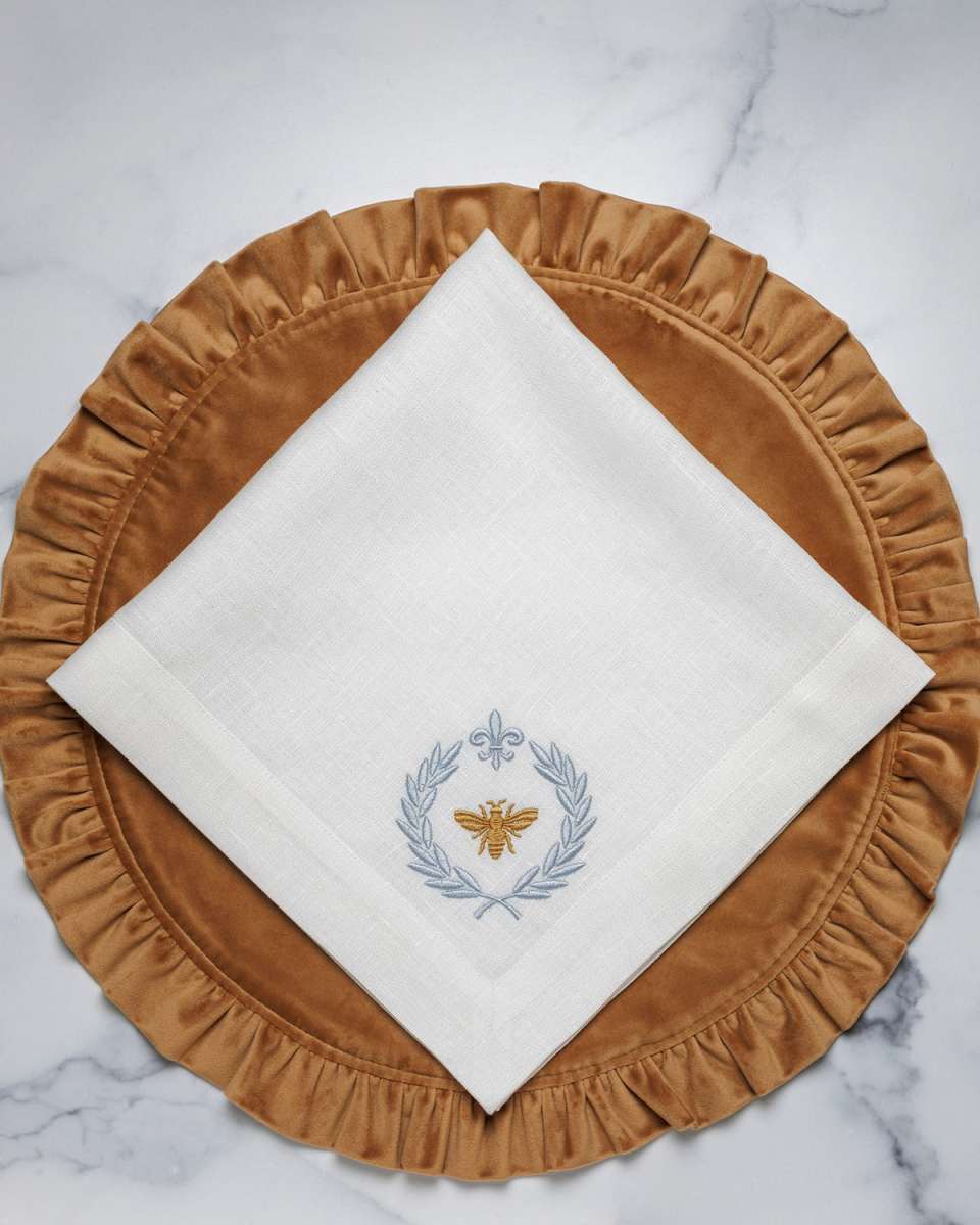 Italian Bee Napkins, Set of 4