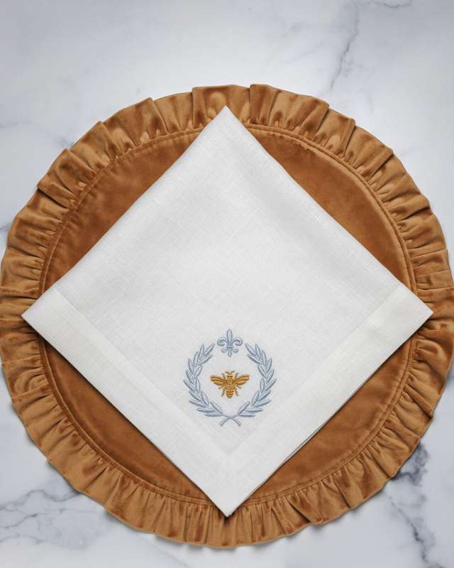 Italian Bee Napkins, Set of 4