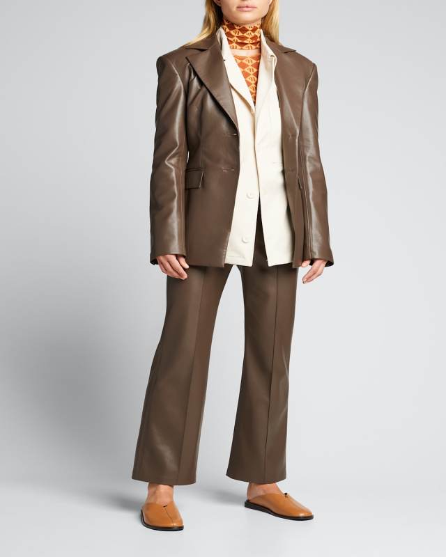 Hathi Vegan-Leather Blazer
