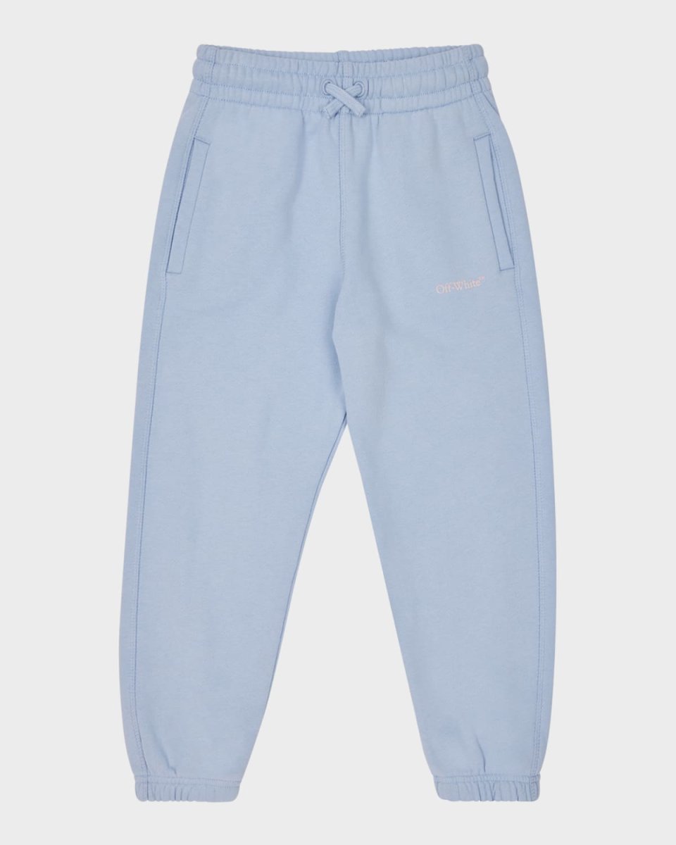 Girl's Bookish Logo-Print Sweatpants, Size