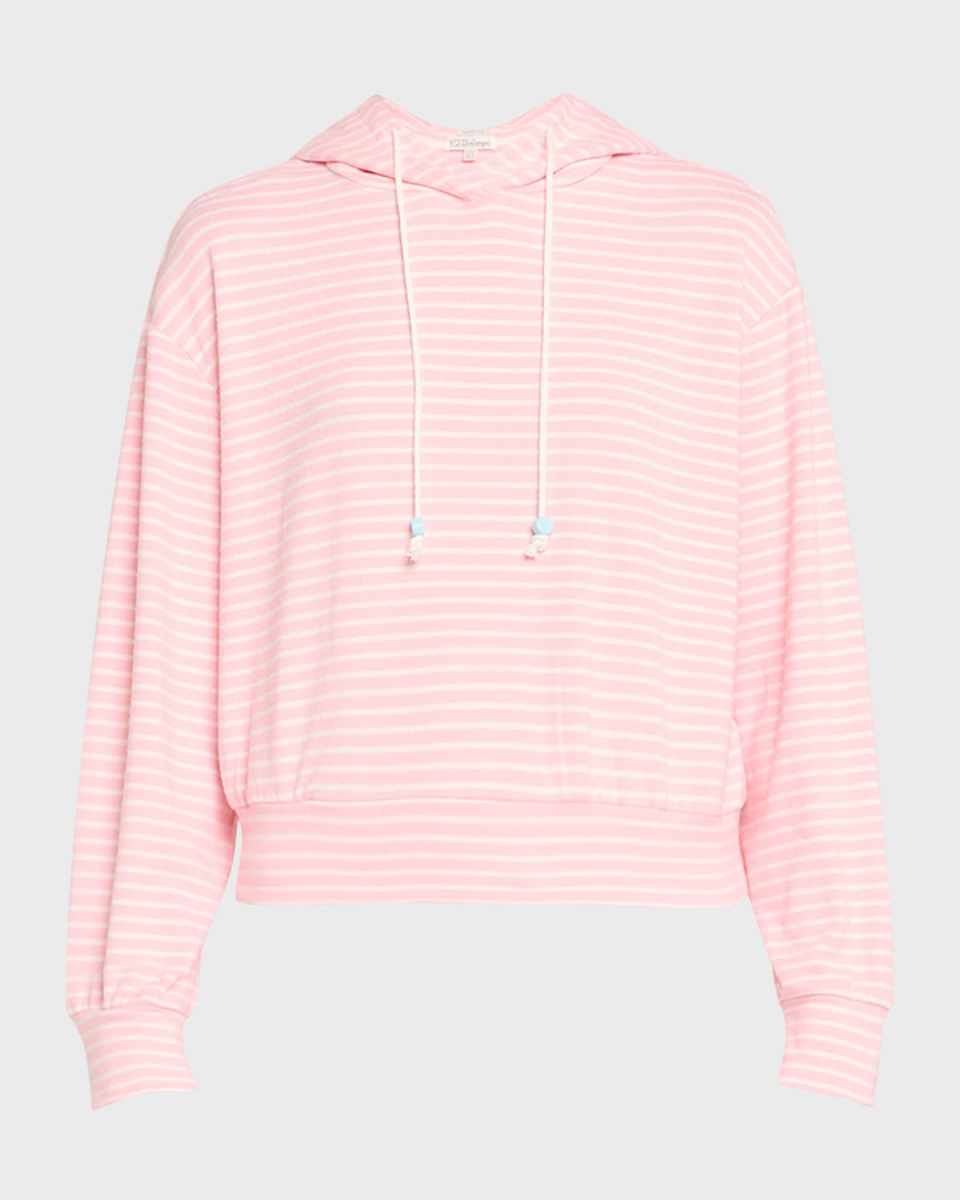 Happy Days Striped Hooded Sweatshirt