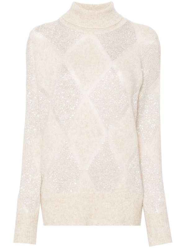 sequinned sweater