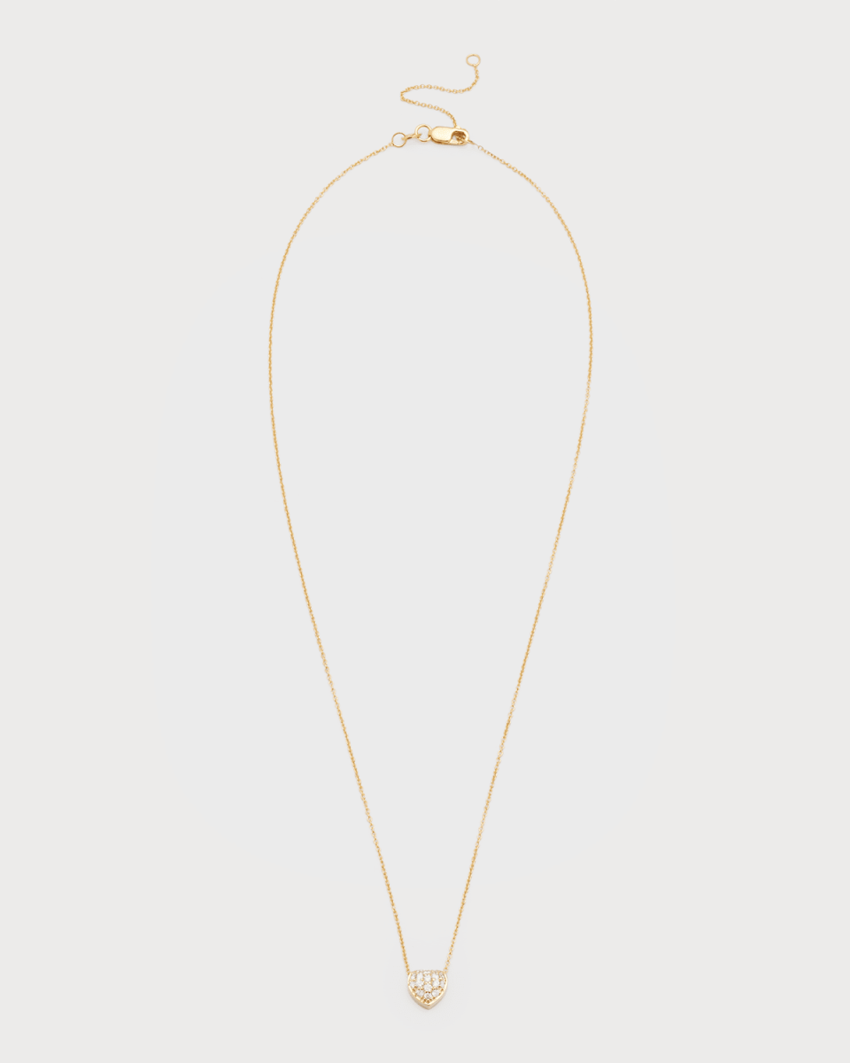 Pave Heart Necklace