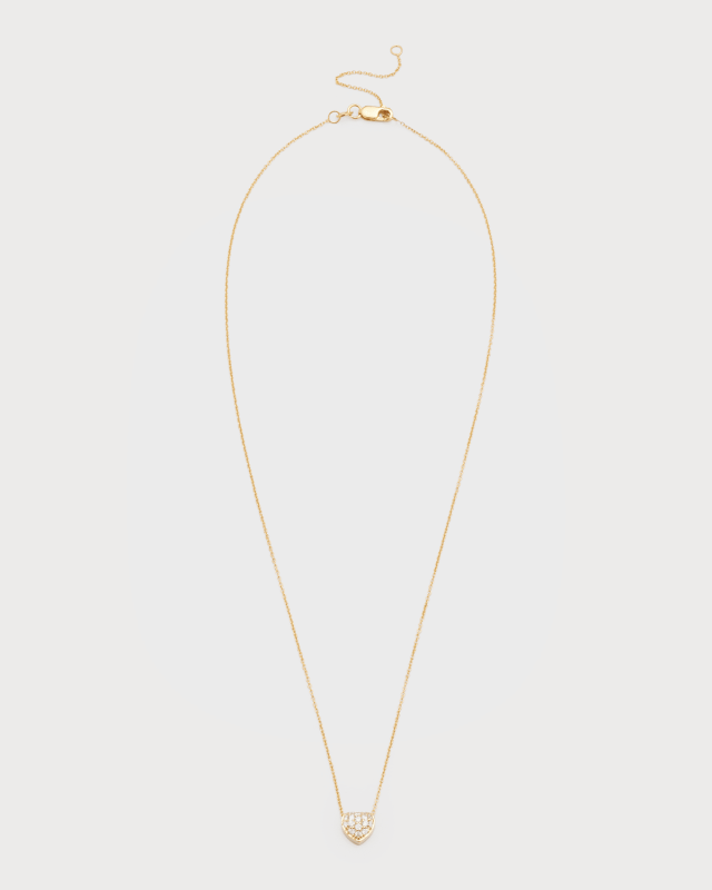 Pave Heart Necklace