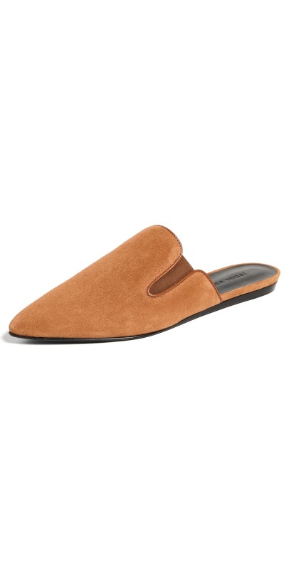 Jenni Kayne Suede Mules Saddle
