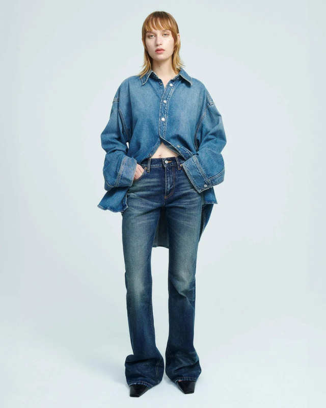 Flora Vintage Blue Jean