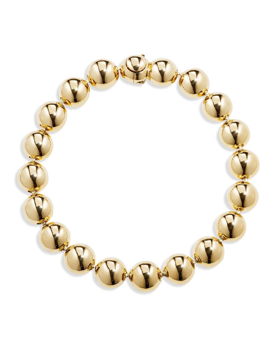 18k Gold Bead Bracelet