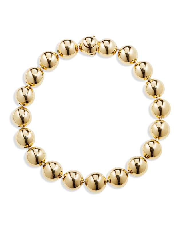 18k Gold Bead Bracelet