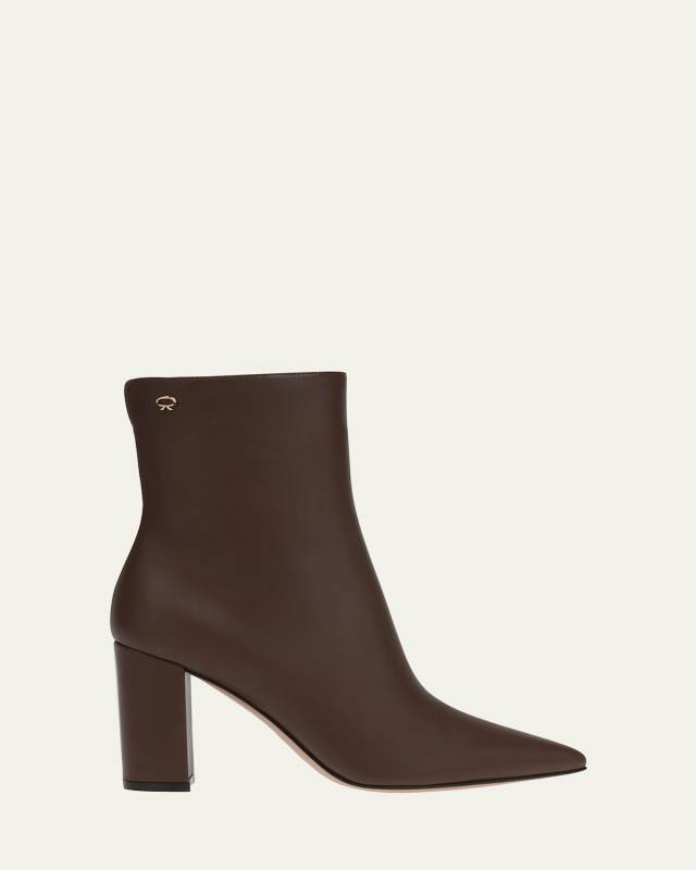 Vitello Glove Calfskin Ankle Boots