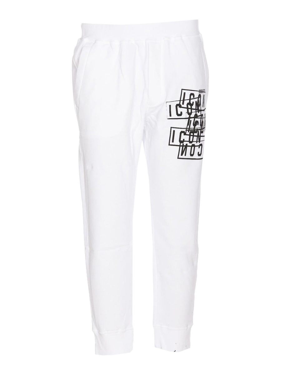 Dsquared2 Pantalons De Sport - Blanc