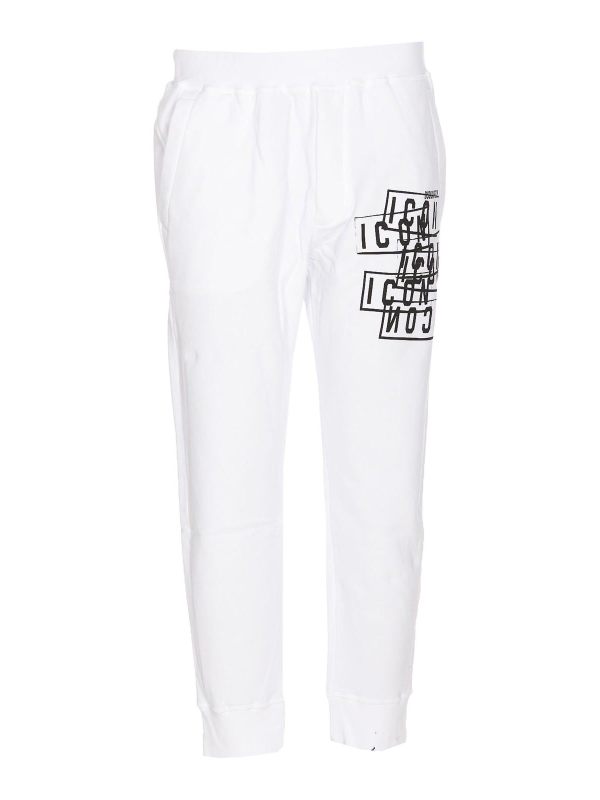 Dsquared2 Pantalons De Sport - Blanc