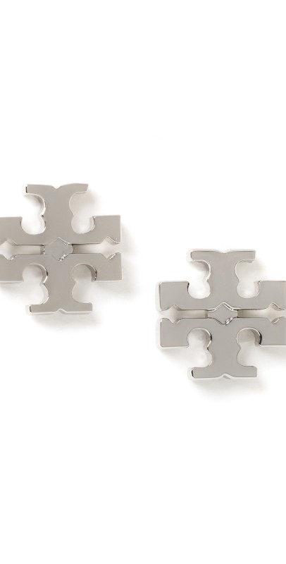 Tory Burch Kira Stud Earrings Tory Silver