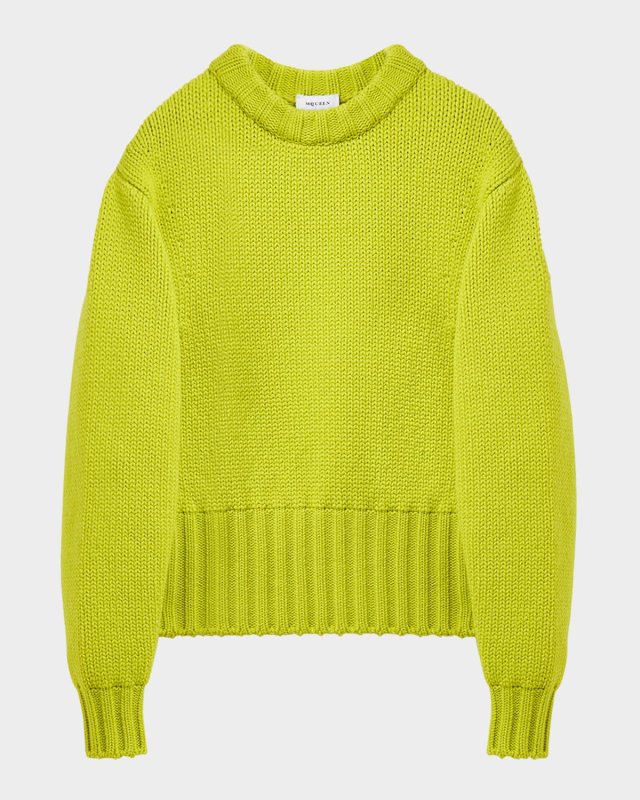 Crewneck Wool-Cashmere Sweat