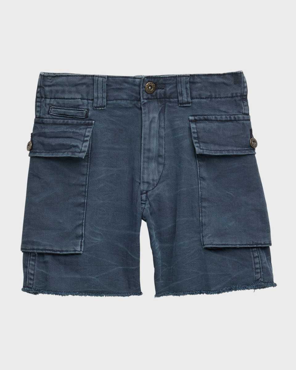 Boy's Utility Inspired Cargo Shorts, Size 2-7