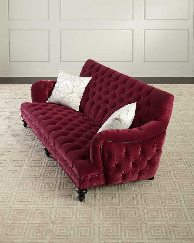 Sara Tufted Sofa, 84.5"